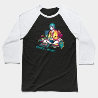 Games and Anime Baseball T-Shirt